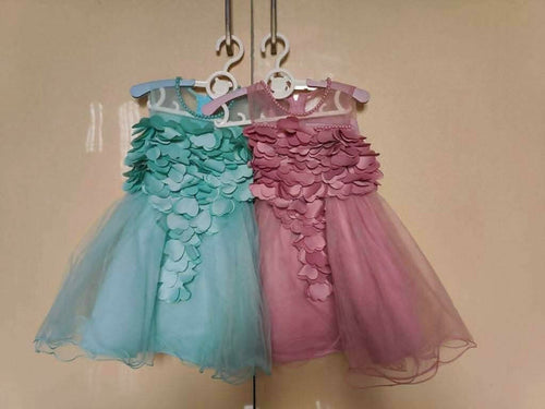 1st Birthday Beautiful Twin Dress/Frock For Baby Girl - PyaraBaby