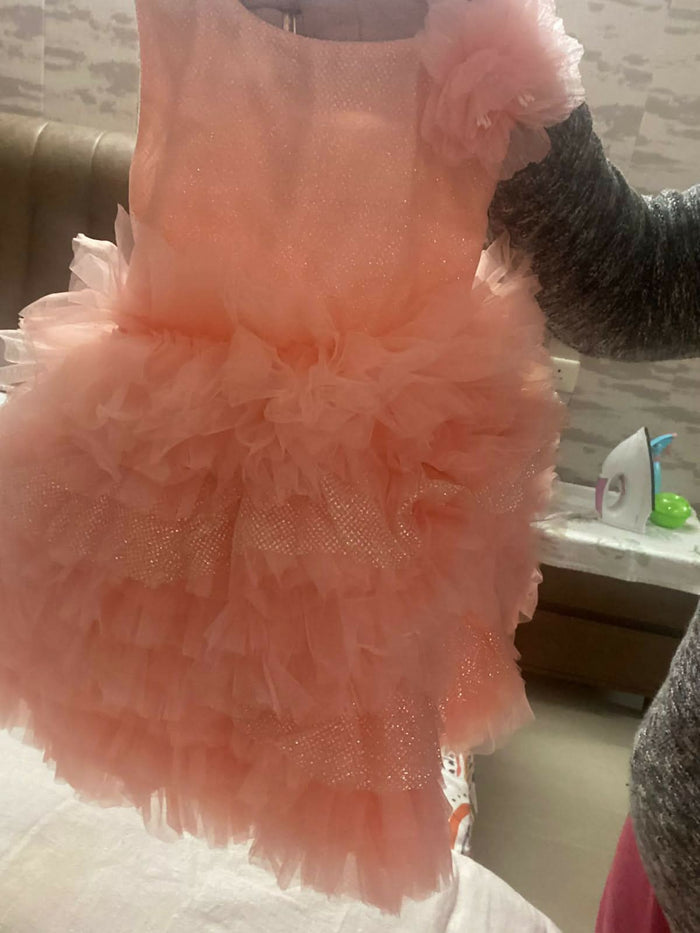 Elevate your baby girl's style with our Partywear Frock/Dress collection, featuring stunning designs for every special occasion.