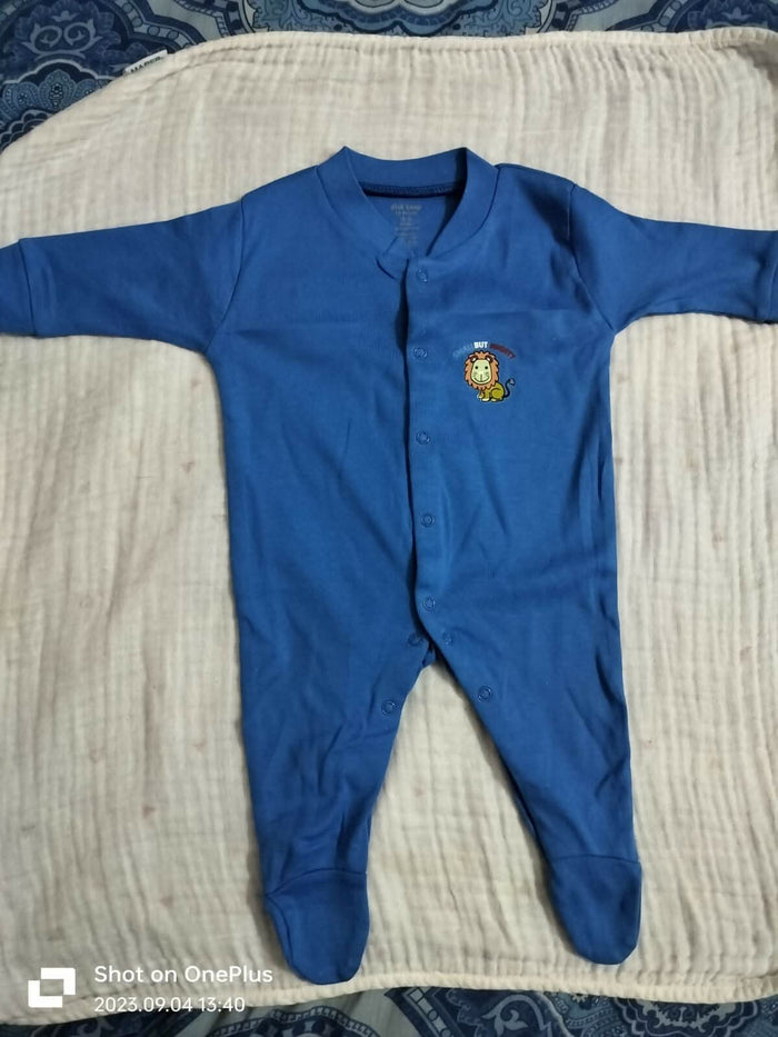 1st STEP Sleepsuit for Baby - Set of 2 - PyaraBaby