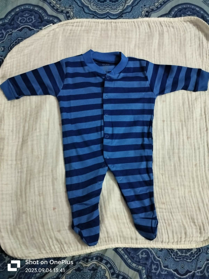 1st STEP Sleepsuit for Baby - Set of 2 - PyaraBaby