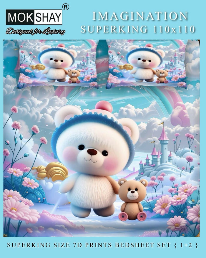 white & brown teddy