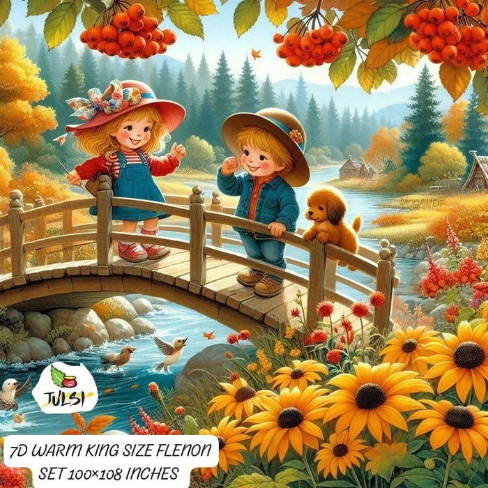 Children on Bridge