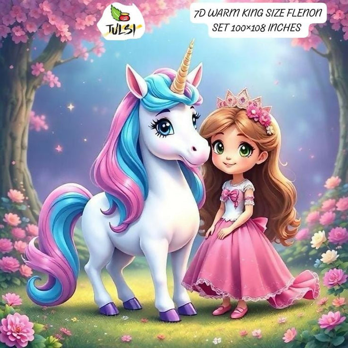 Unicorn & little princess