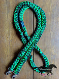 8ft Lizard Braided Reins