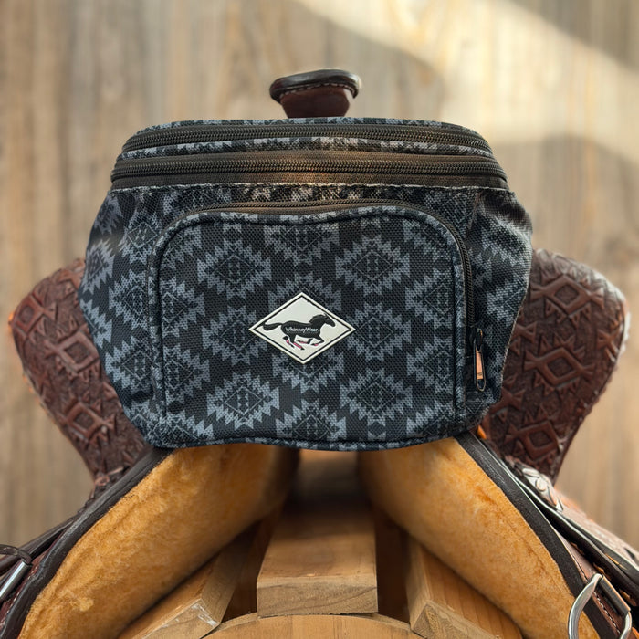 Midnight Aztec Pommel Pack – Saddle Pommel Bag | WhinneyWear