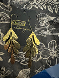 Dented Designs Brass Earings