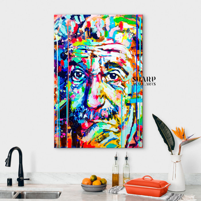 Albert Einstein Canvas Wall Art