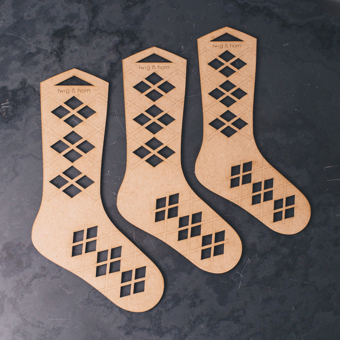 Argyle Sock Blockers