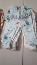 Adorable and comfortable Baby Girl Frill Leggings, featuring soft, stretchy fabric and stylish frill details, perfect for any occasion.