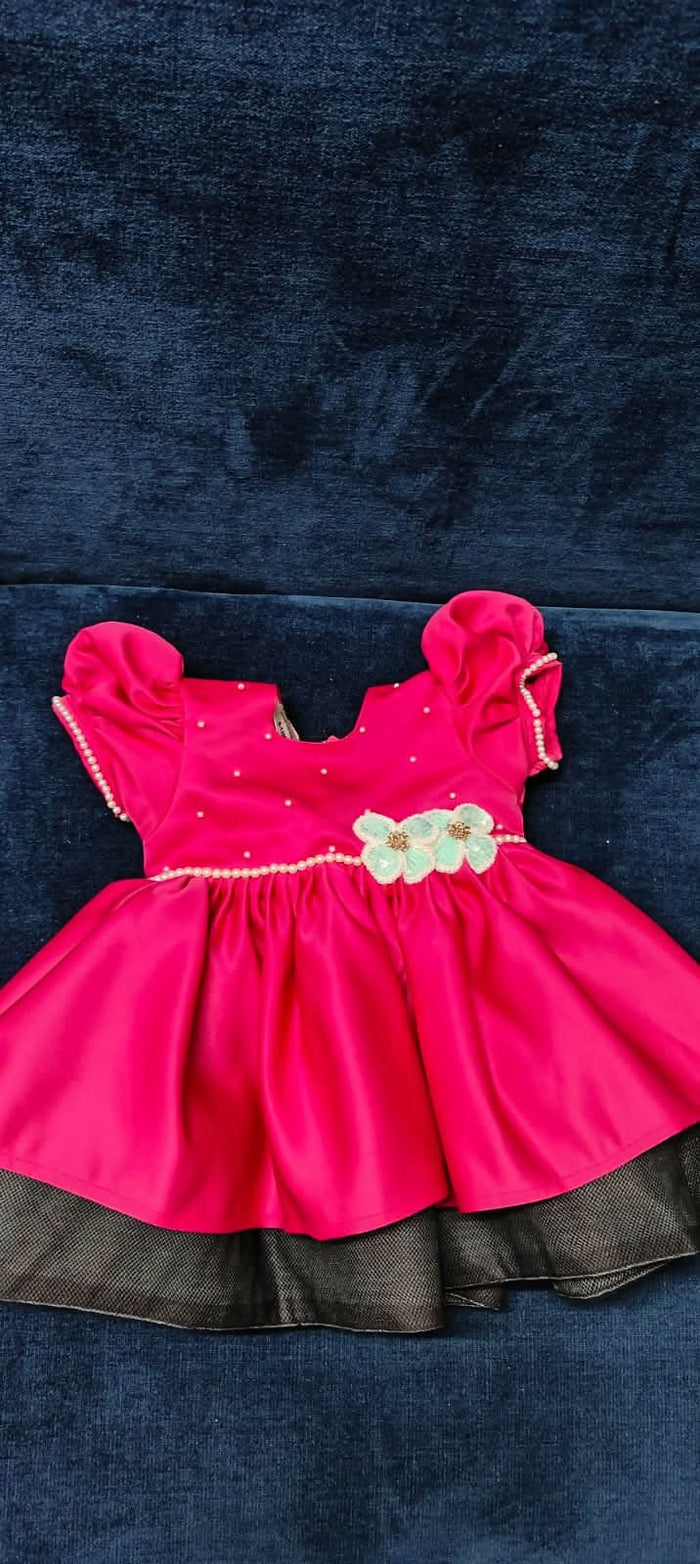 Baby girl pink dress/ photoshoot/ 1st birthday
