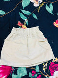 Baby Girl Ribbed Skirt