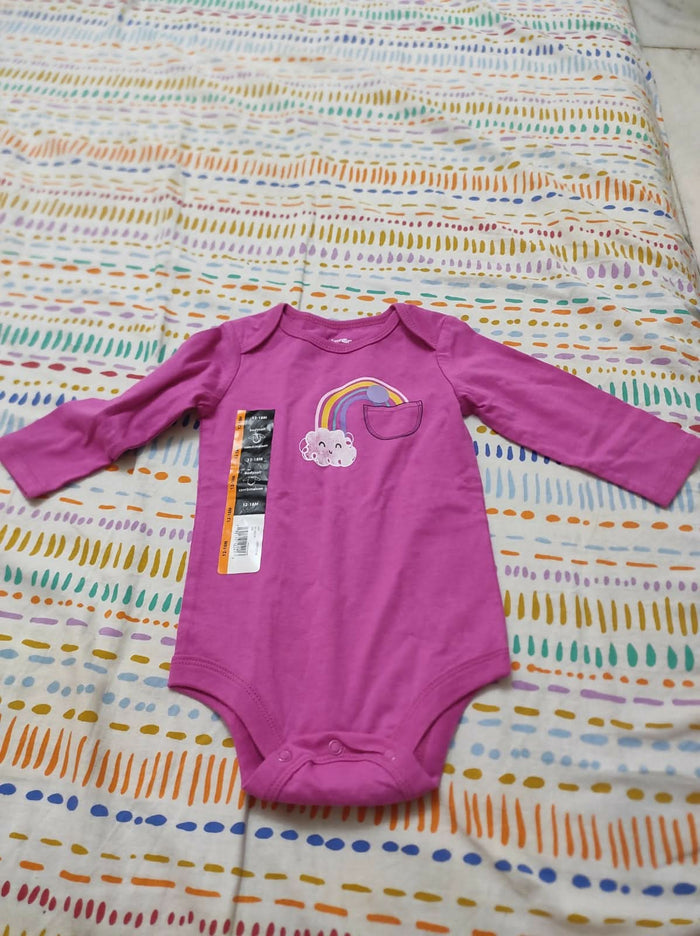 Dress your baby girl in style and comfort with our Baby Onesie, featuring adorable designs and practical snap closures for easy changes.