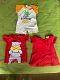 Babyhug - Frock, Half sleeves Romper sets (Set of 3)