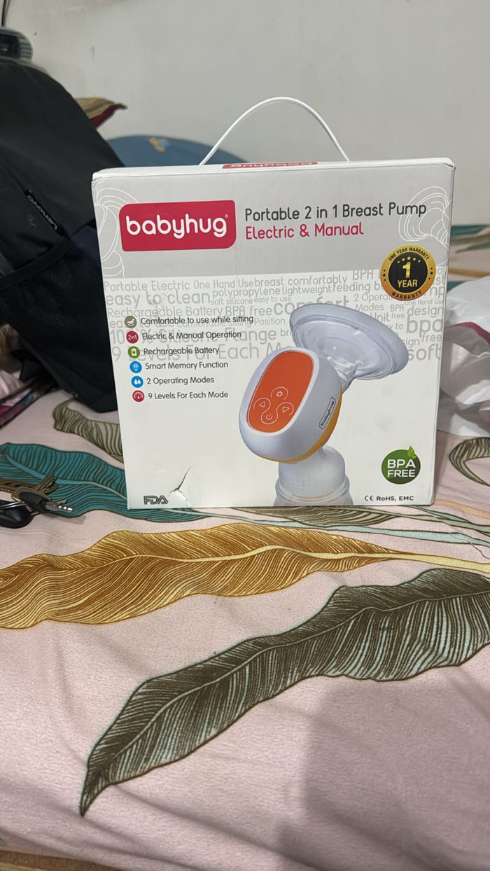 BABYHUG 2 in 1 Electric Breast Pump