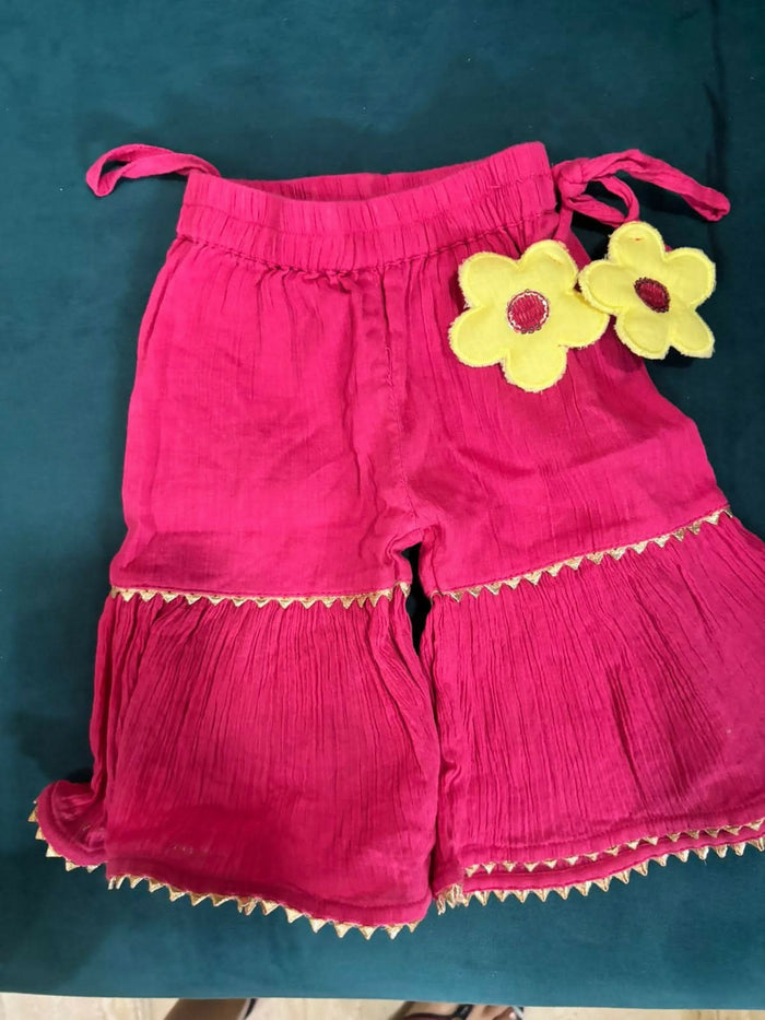 BABYOYE Kurti Sharara and Dupatta Set