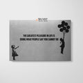 Banksy Balloon Girl The Greatest Pleasure Canvas Wall Art