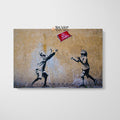 Banksy No Ball Games Canvas Wall Art
