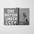 Banksy One Nation Under CCTV Canvas Wall Art