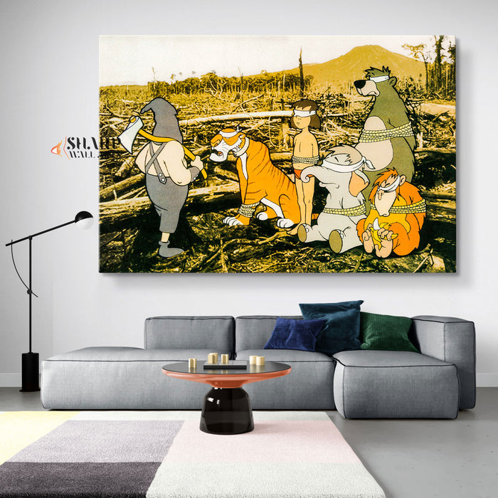 Banksy Save or Delete Greenpeace Canvas Wall Art