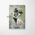 Banksy Think Tank Canvas Wall Art - SharpWallArts
