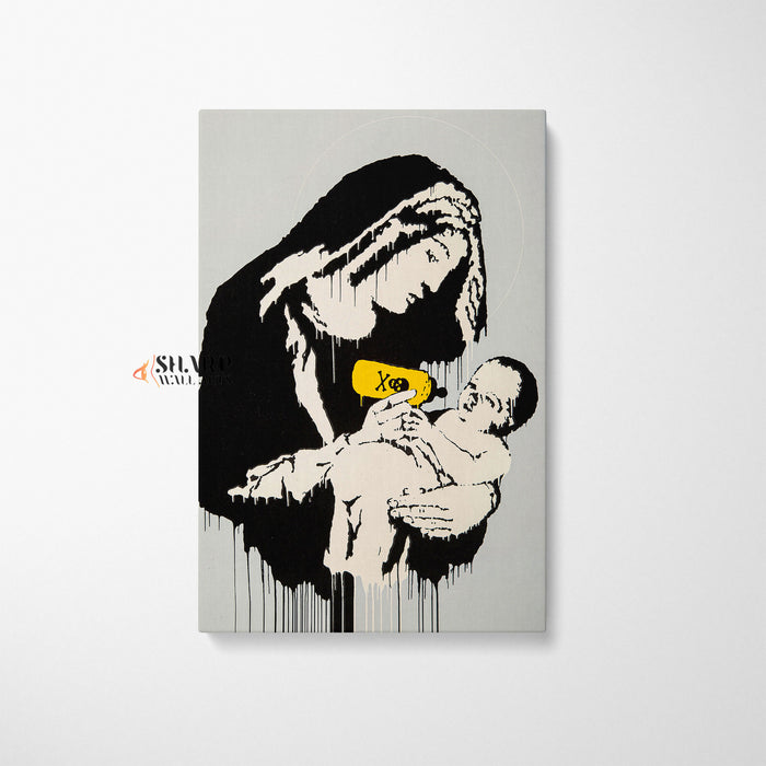 Banksy Toxic Mary Canvas Wall Art