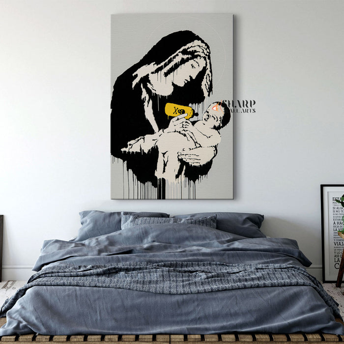 Banksy Toxic Mary Canvas Wall Art
