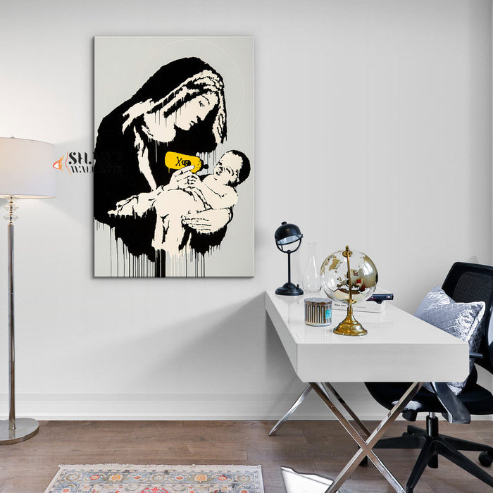 Banksy Toxic Mary Canvas Wall Art
