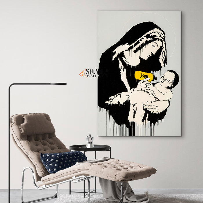 Banksy Toxic Mary Canvas Wall Art