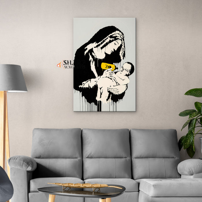 Banksy Toxic Mary Canvas Wall Art