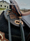 Black Latigo Saddle Strings (Pair)