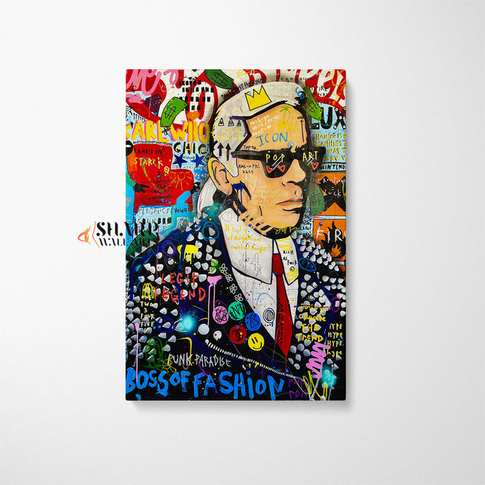 Boss Of Fashion Canvas Wall Art