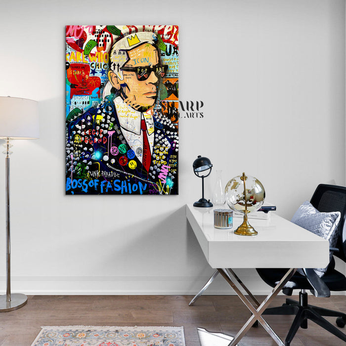 Boss Of Fashion Canvas Wall Art