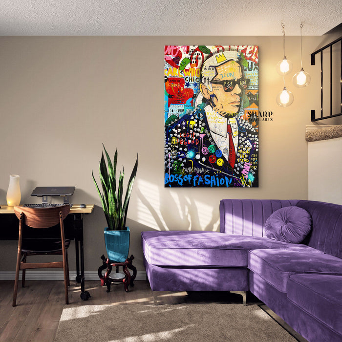 Boss Of Fashion Canvas Wall Art