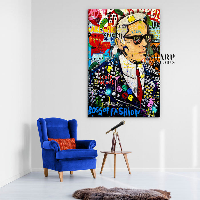 Boss Of Fashion Canvas Wall Art