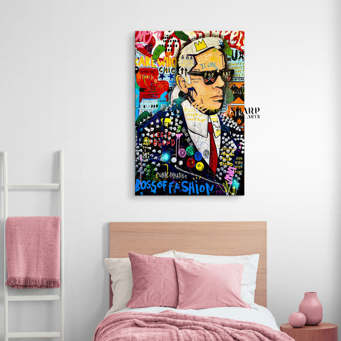 Boss Of Fashion Canvas Wall Art