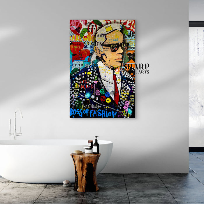Boss Of Fashion Canvas Wall Art
