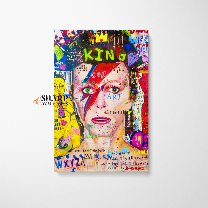 Bowie Rock King Street Canvas Wall Art