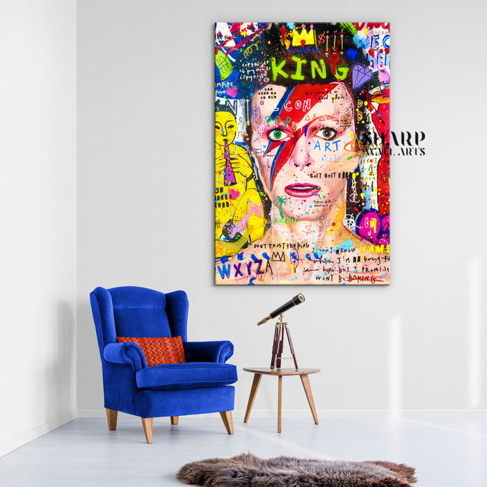 Bowie Rock King Street Canvas Wall Art