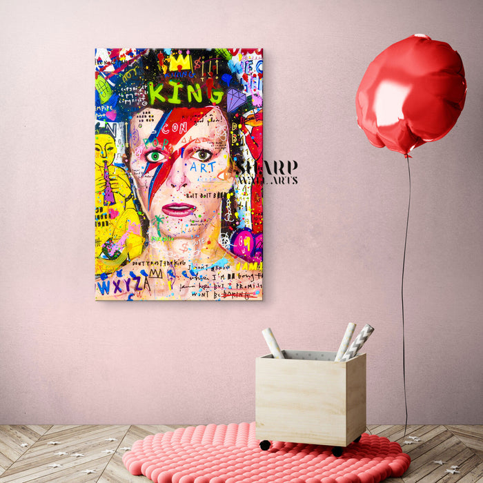 Bowie Rock King Street Canvas Wall Art