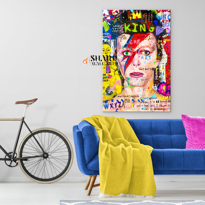 Bowie Rock King Street Canvas Wall Art