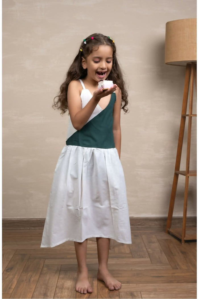 Breeze Block Girl's Dress - PyaraBaby