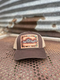 Bridle Bit Hand Tooled Low Profile Trucker Cap