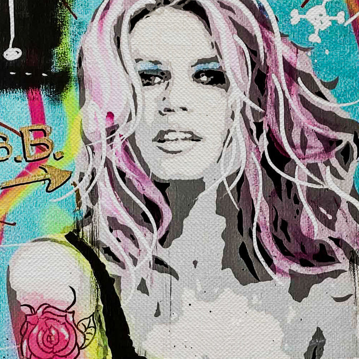 Brigitte Bardot Angel Canvas Wall Art