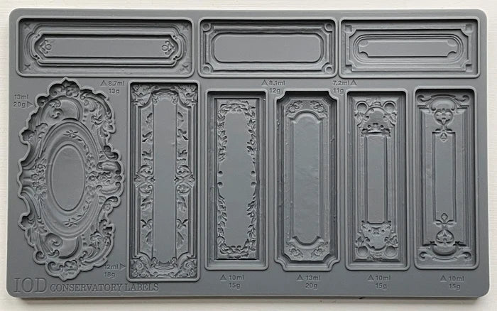 CONSERVATORY LABELS 6X10 IOD MOULD™