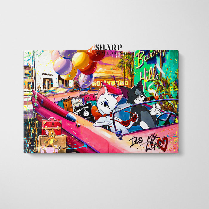 Cool Cats Pop Canvas Wall Art