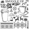 Cozy 12 x 12 decor stamp