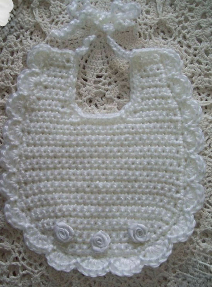 Handmade Crochet Baby Bib – Soft, Reusable & Perfect for Mealtime