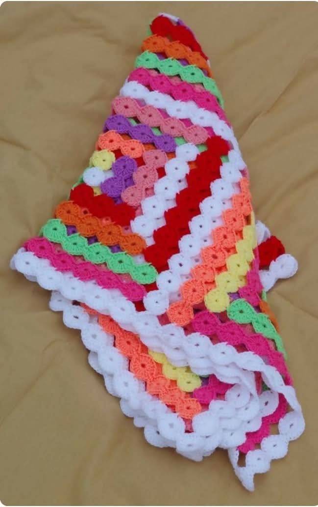 Crochet Handmade baby blankets (multiple designs available)