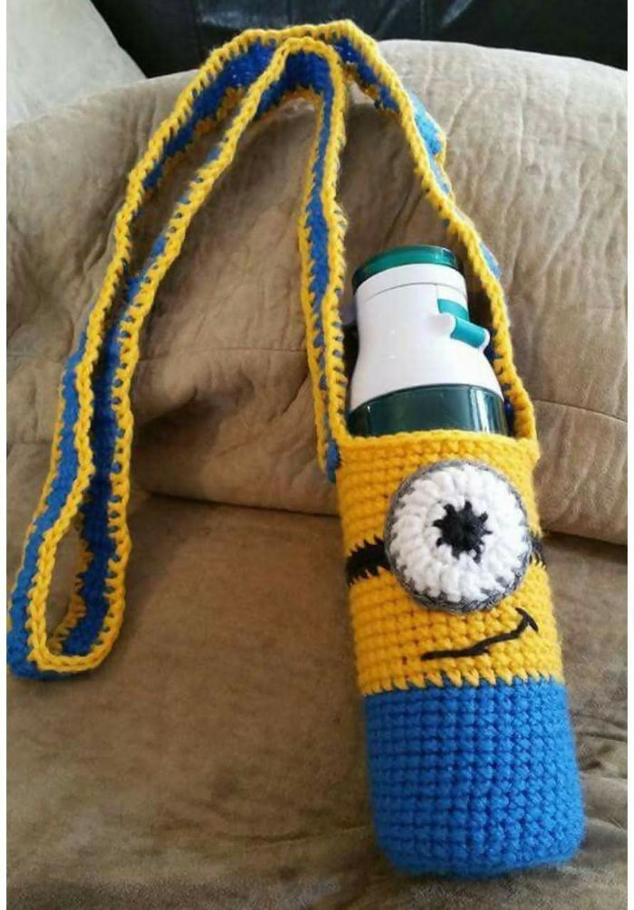 Buy Crochet Handmade Bottle Covers – cozy, cute protection for bottles.