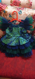 Elevate your baby girl's wardrobe with our Designer Frock/Dress, offering elegance and style for special occasions.